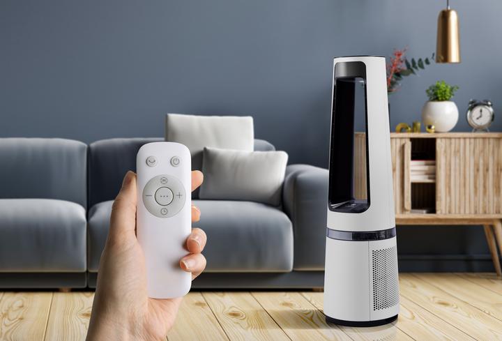 Actual product image Ströme Gliding Grille bladeless 3-1 - tornituuletin, ilmanpuhdistin, tuuletin ja lämmitin