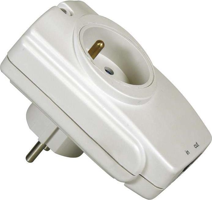 Image du produit Emos P53893 surge protector White 1 AC outlet(s) (1 x, PECO 7/5)