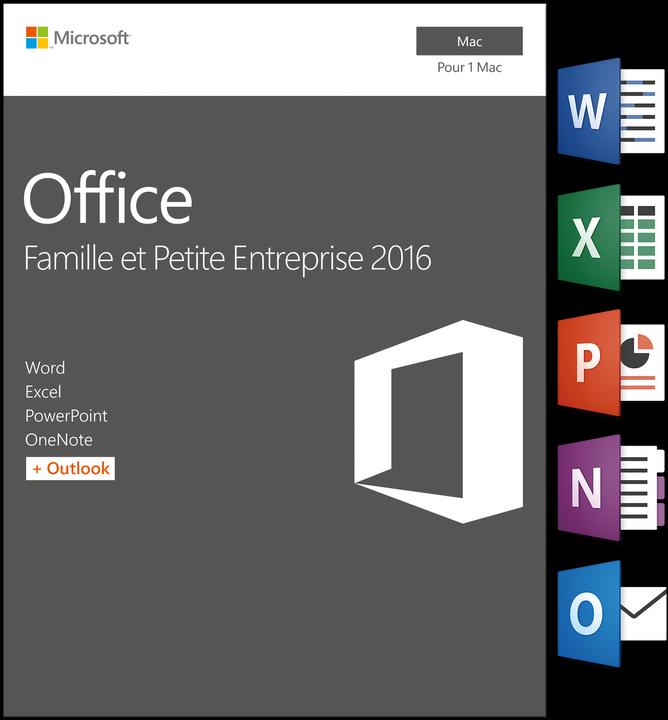 Image du produit Microsoft Office 2016 Famille et Entreprise (1 Utilisateur, Illimité)