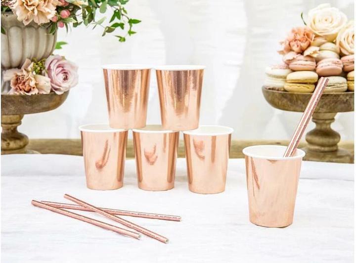 Actual product image Partydeco Mug Rose Gold (6x)