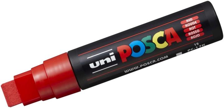 Actual product image Posca Marker PC-17K Rechteckspitze (Red, 15 mm, 1 x)