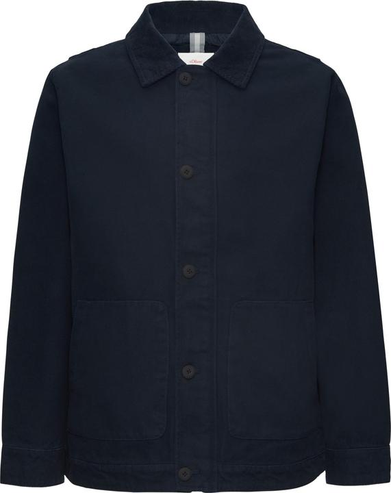 Actual product image S.Oliver Outdoor-Jacke Canvas-Jacke mit Cordkragen (XXL)