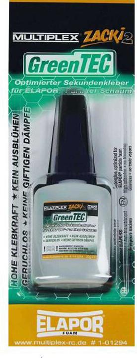 Productafbeelding Multiplex zacki 2 greentec 20g secondenlijm (20 g)