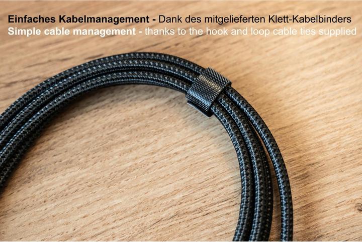 Produktbild Good Connections USB 4.0 Gen. 2x2 Kabel 20GBit/s 100W 8Ka30Hz USB-C Stecker an (0.50 m, 100 W)