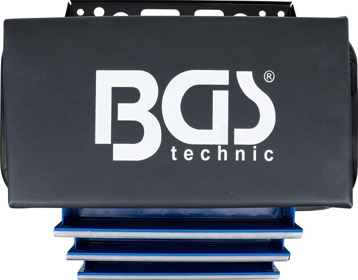 Productafbeelding BGS Werkplaatsstoel op wielen | met 3 laden (1 x)