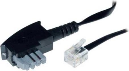 Actual product image Shiverpeaks Connection cable 10m TAE-N/Western 6/4 2-wire bridge circuit