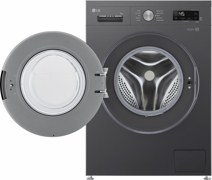 Actual product image LG F4NX1009NMB (9 kg, Left)
