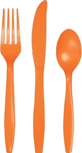 Produktbild Creative Party Couverts Orange