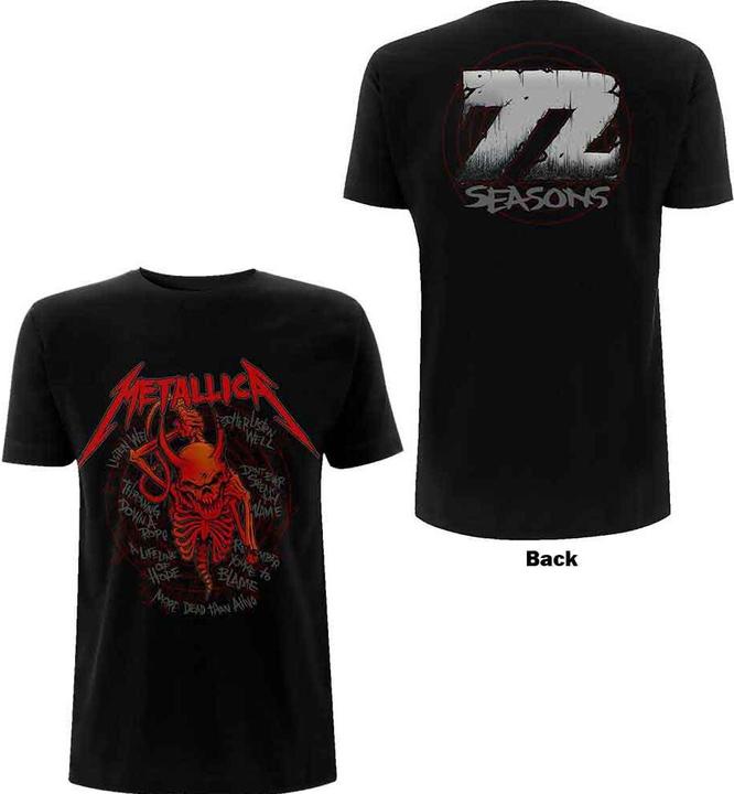 Produktbild Metallica Skull Screaming Red 72 Seasons (L)