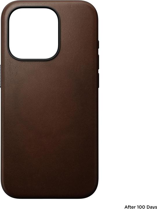 Image du produit Nomad Coque arrière en cuir moderne iPhone 15 Pro marron (Apple iPhone 15 Pro)