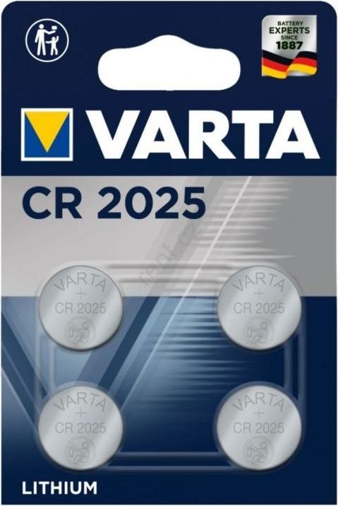Produktbild Varta CR2025 (4 Stk., CR2025, 160 mAh)