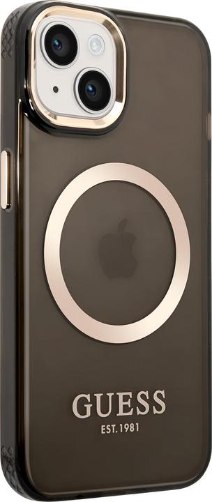 Produktbild Guess Translucent MagSafe Compatible Case für Apple iPhone 14 - black (Apple iPhone 14, Apple iPhone 13, Apple iPhone 14 Pro Max)