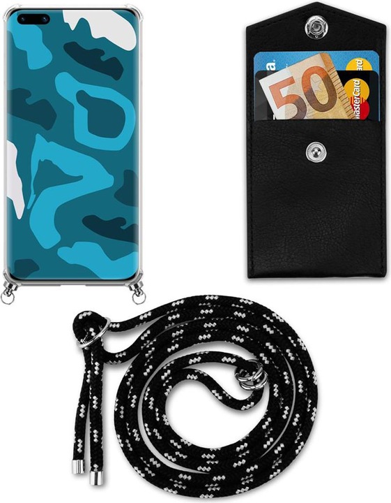 Produktbild Cadorabo TPU Handy Kette SILBER Cover