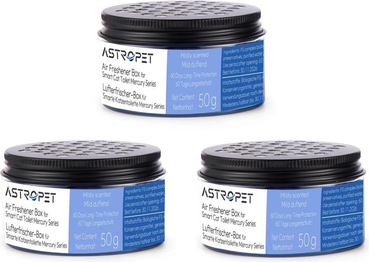 Produktbild AstroPet Lufterfrischer für Katzentoilette Mercury Serie