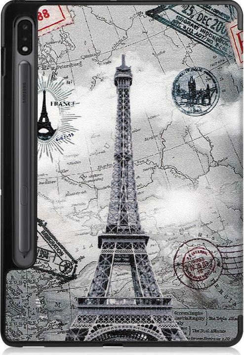 Productafbeelding Cover-Discount Galaxy Tab S7 (11.0) - Tri-fold Smart Case Parijs (Galaxy Tab S7 11.0 (2020))