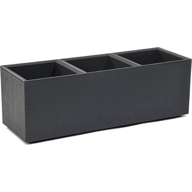 Lamela, Vaso da fiori, Pot with water reservoir, plastic, 90 cm x 30 cm (90 x 30 x 30 cm)