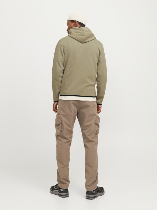Produktbild Jack & Jones Einfarbig Kapuzenpullover mit Reissverschluss Kapuzenjacke (S)