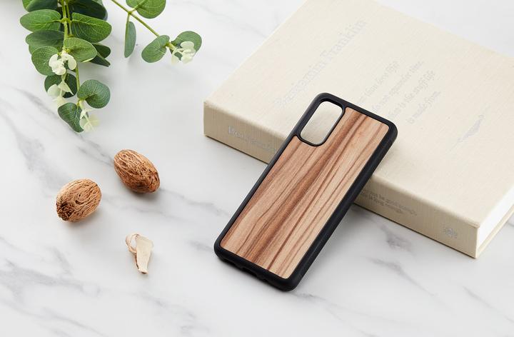 Produktbild Man&Wood case for Galaxy S20 cappuccino black (Samsung Galaxy S20+)