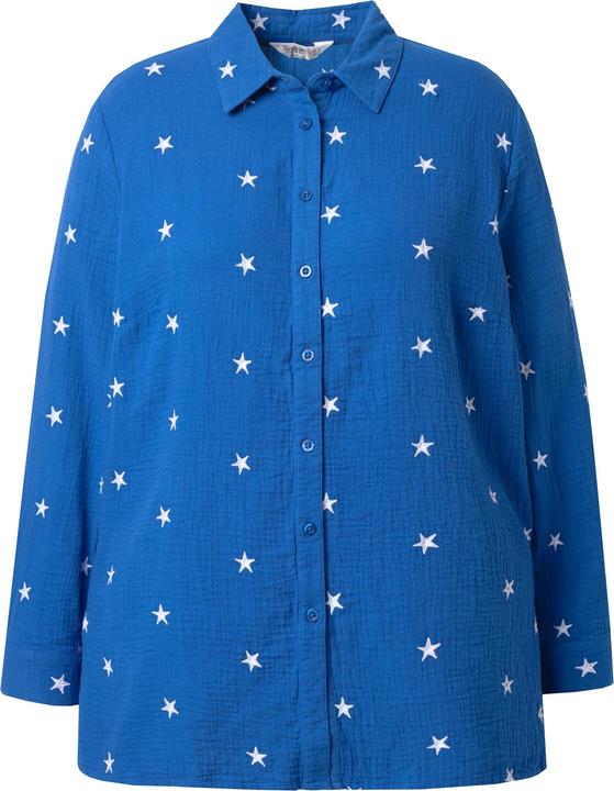 Immagine prodotto Angel of Style Blusa di mussola dal taglio oversize con ricami floreali (56)