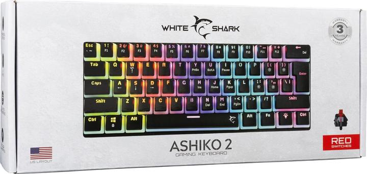 Produktbild White Shark GK-2202 Ashiko-2 Black/Red US (USA, Kabelgebunden)