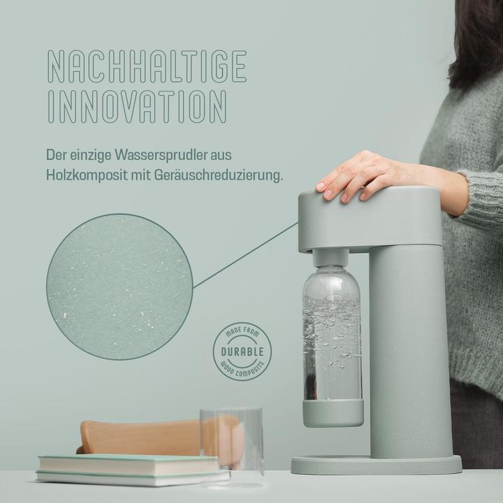 Actual product image Mysoda Incl. flaske - Traekomposit - Dueblå