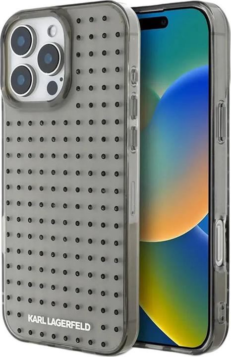 Produktbild Karl Lagerfeld IML Transparent Hard Case with Allover Studs - iPhone 16 Pro (Apple iPhone 16 Pro)