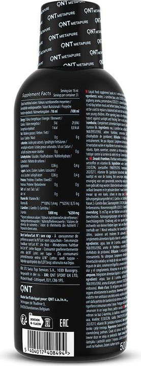 Image du produit QNT L-Carnitine liquide (Neutre, 1 x)