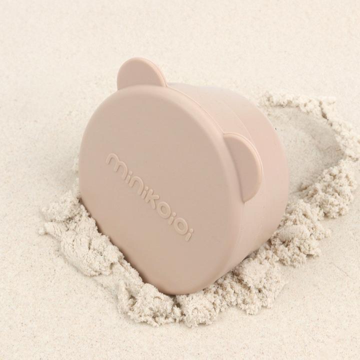 Immagine prodotto Minikoioi Coperchi per mini ciotole in silicone, 2 pezzi, beige/grigio polvere
