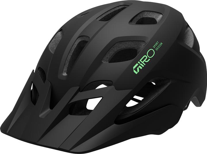 matt schwarz/leuchtend grün, matte black-green, Schwarz