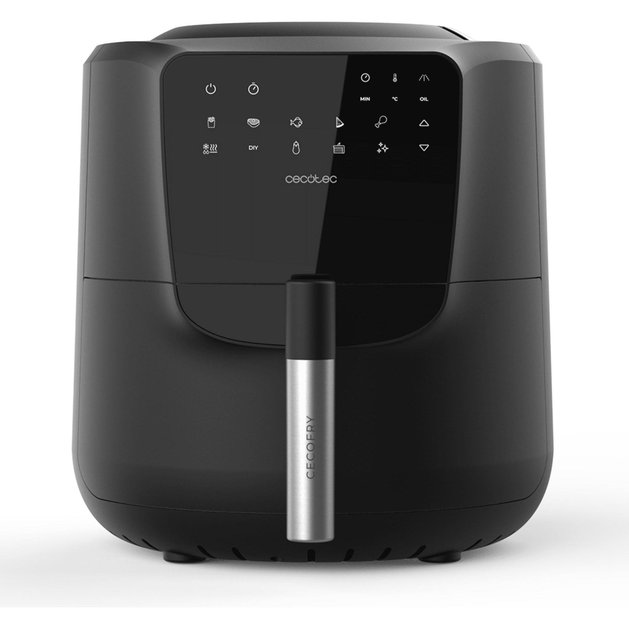 Cecotec Airfryer Freidora De Aire Cecofry Rain, Friggitrice, Nero