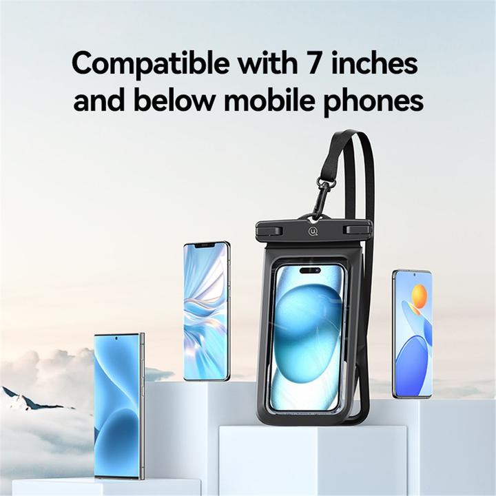Actual product image Usams Case wodoodporne podwójne 6.7" IP68 czarny/black FSD1401 (YD014)
