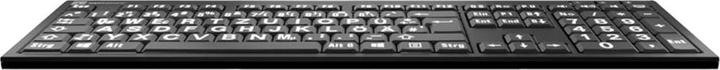 Produktbild Logickeyboard XL Print PC Slim Line NERO (Deutschland, Kabelgebunden)