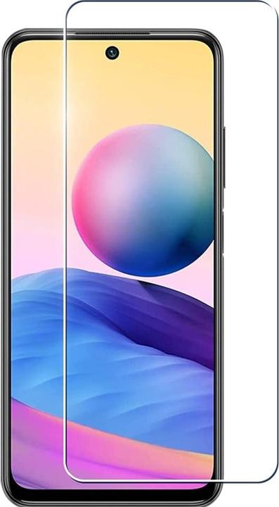Actual product image Screenguard Xiaomi Redmi Note 10 5G bulletproof glass protective film Case Friendly Design (1 pcs., Xiaomi Redmi Note 10 5G)
