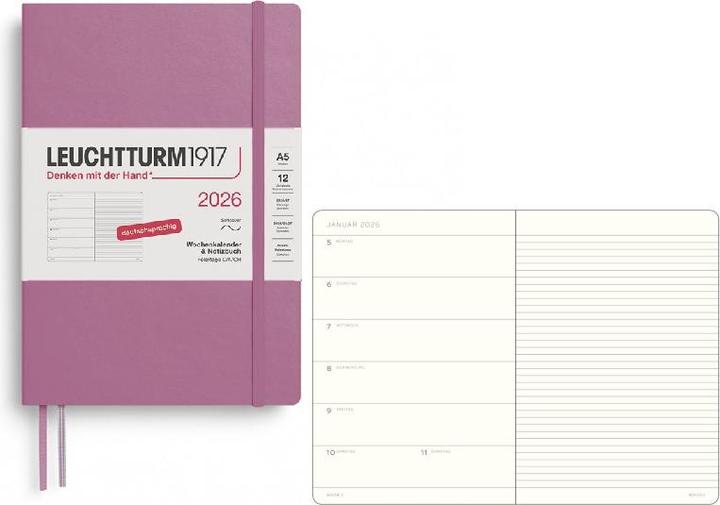 Image du produit Leuchtturm1917 Agenda semainier & carnet de notes (A5, Allemand)