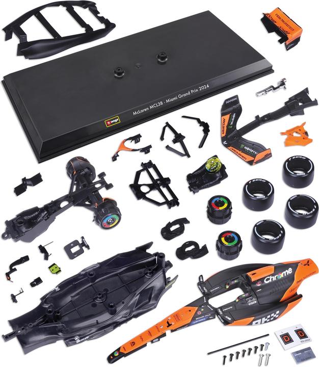 Produktbild Bburago McLaren F1 MCL38 Kit Norris 2024