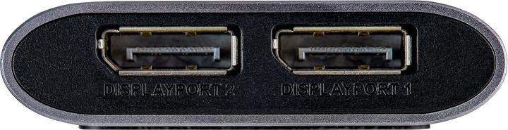 Actual product image StarTech .com Thunderbolt 3 to Dual DisplayPort Adapter DP 1.4 (9.90 cm)