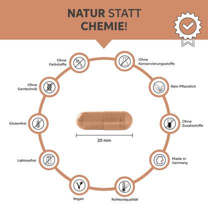 Actual product image Eltabia Organic Guarana Capsules 200 (Capsules)