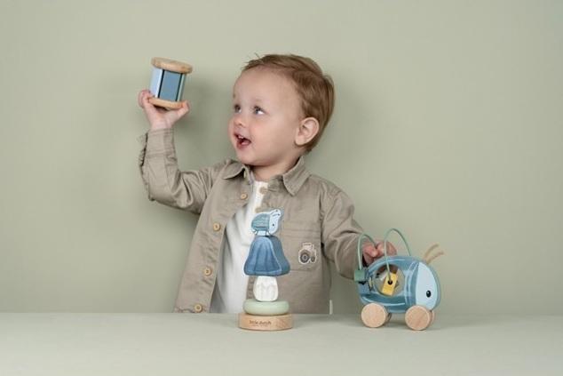 Actual product image Little Dutch Gift set wood FSC Forest Friends