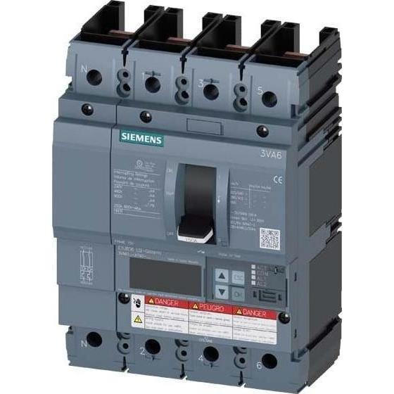 Siemens, Schutzschalter, Leistungsschalter 100A 4p 40-100A/In 3VA6110-0KT41-0AA0