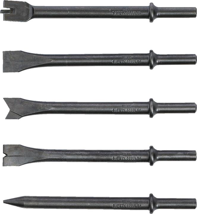 Immagine prodotto BGS Set di scalpelli per martello pneumatico 5 pz. (10 mm)