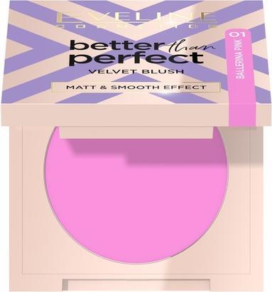 Eveline Better Than Perfect Velvet Blush Gepresste Rose 01 (01 Pressed Rose)
