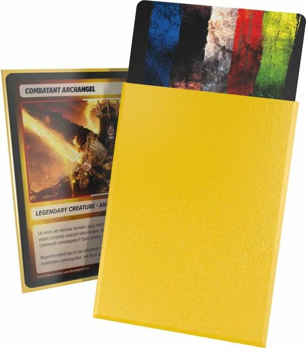 Produktbild Ultimate Guard 100 pochettes Cortex Sleeves taille standard Matte Yellow