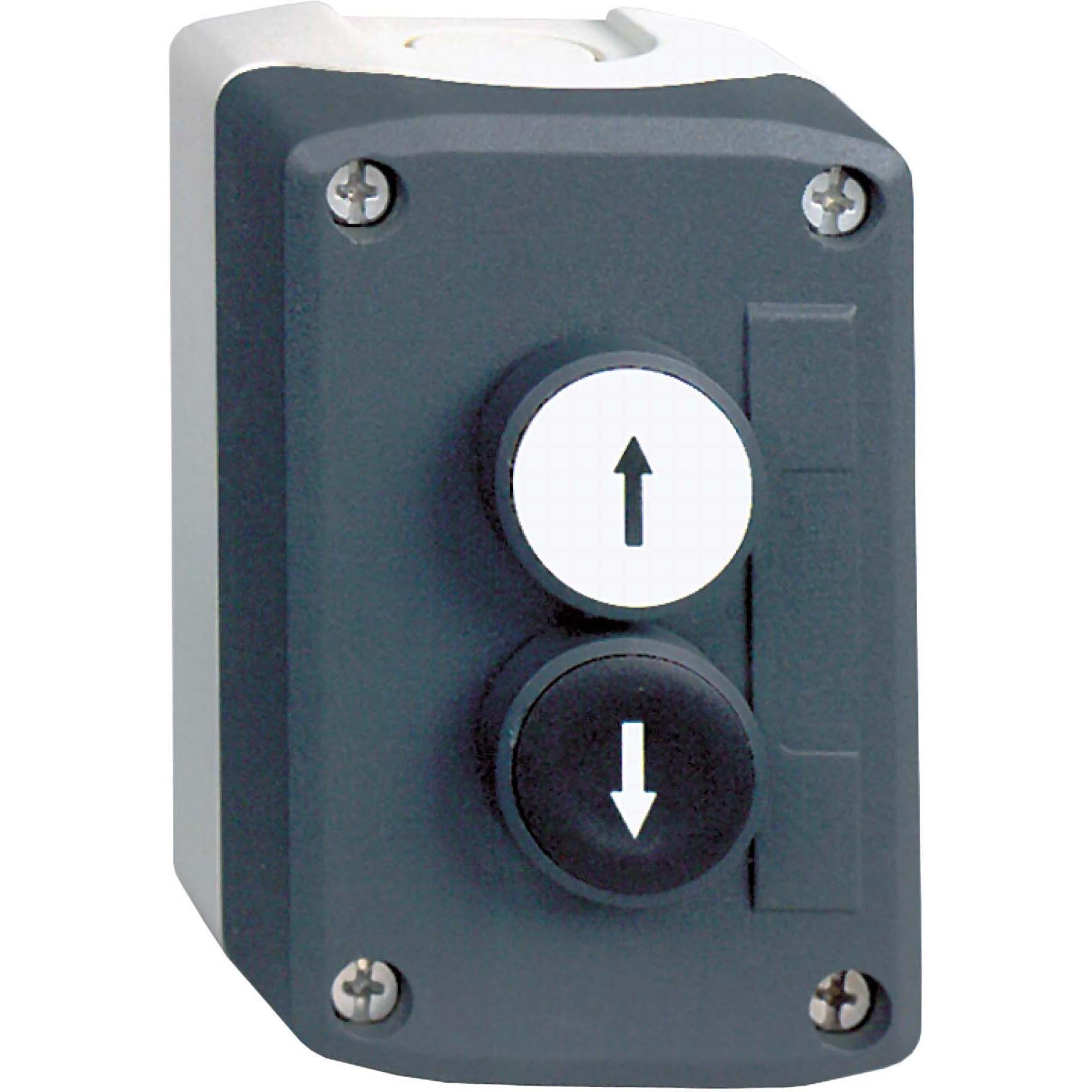 Schneider Electric Gehäuse, Taster + Schalter, Grau