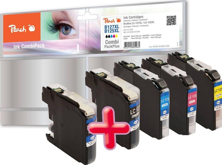 Produktbild Peach LC-127XL Multipack (M, C, Y, BK)