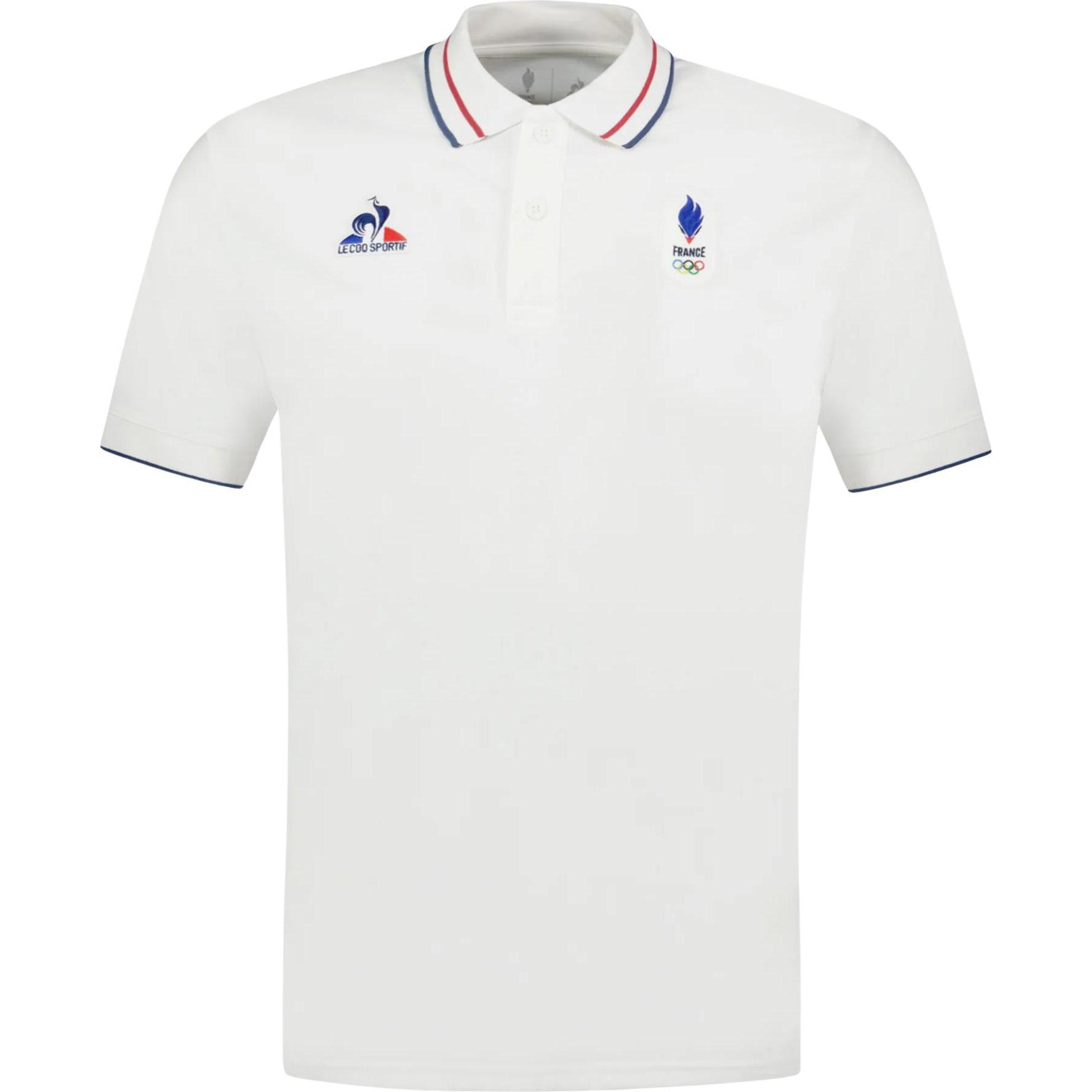 Le Coq Sportif, Herren, Shirt, polo-shirt efro 24 n° 24, Weiss, (M)