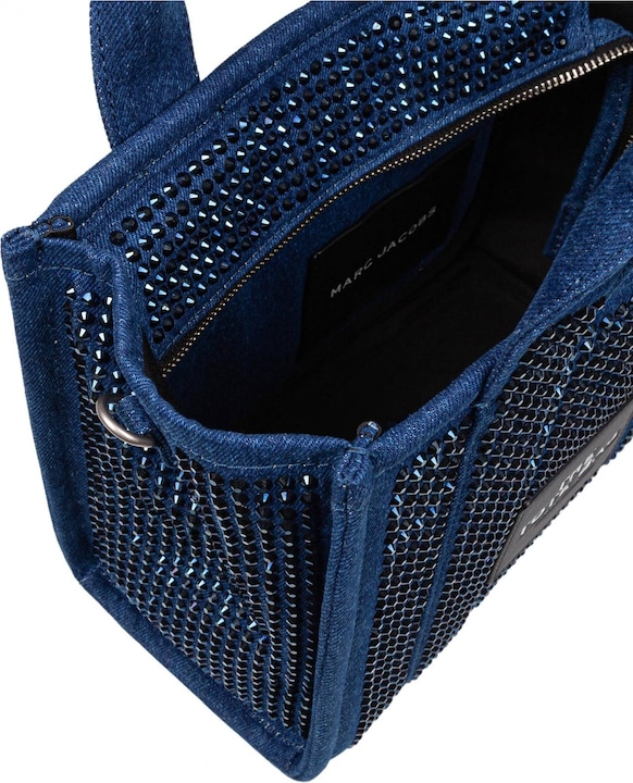 Produktbild Marc Jacobs borsa the small tote in denim with critical application