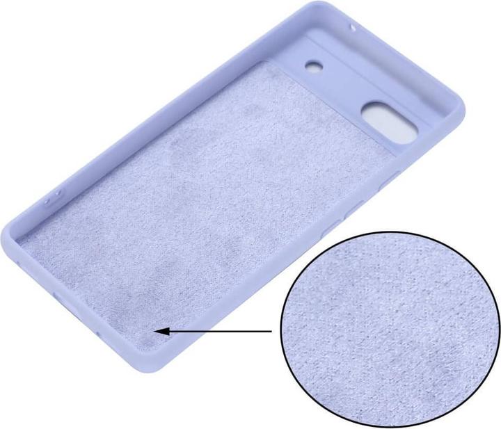 Produktbild Cover-Discount Google Pixel 7a - Silikon Gummi Hülle violett (Google Pixel 7a)