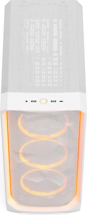 Actual product image Fractal Meshify 3 Ambience Pro RGB Clear Tint White (E-ATX, ATX, mATX, Mini-ITX)