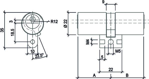 Actual product image Werkstarck Double cylinder BM (Profile double cylinder)