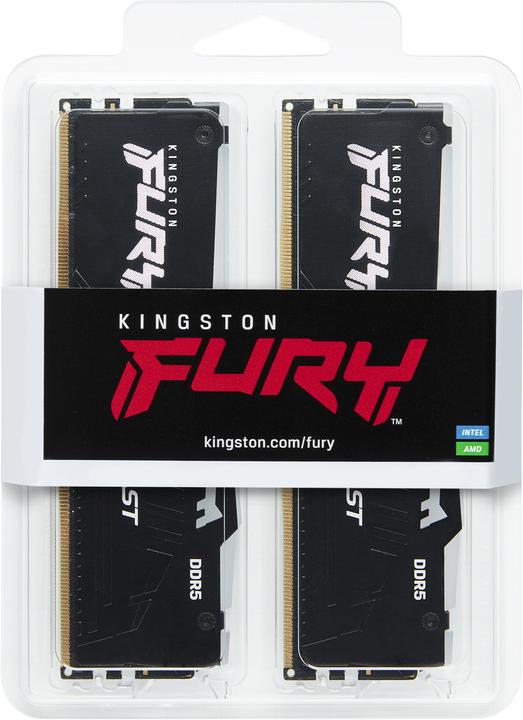 Actual product image Kingston FURY Beast RGB (2 x 32GB, 5200 MHz, DDR5 RAM, DIMM)